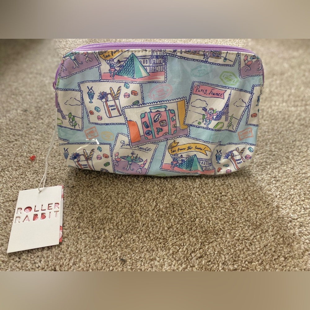 Brand new Roller Rabbit Paris Monkey Make up Bag - Large